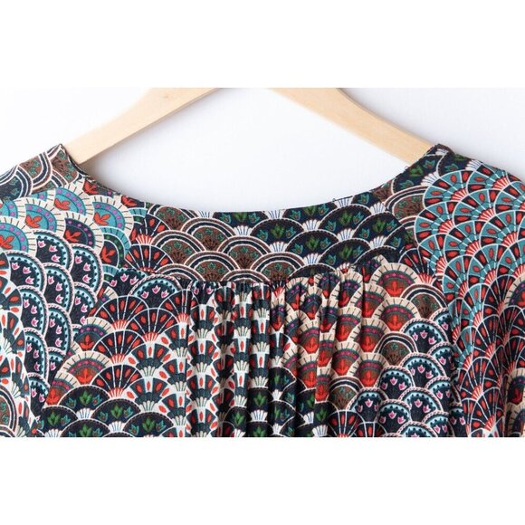 Anthropologie Maeve Women's Size S Multicolor Boho Dress Slip Swing - Picture 7 of 9